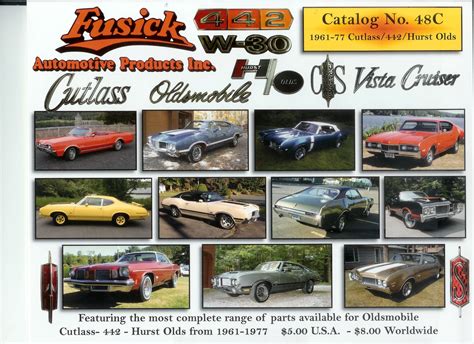 fusick Oldsmobile parts catalog